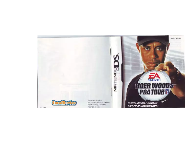 manual for Tiger Woods PGA Tour